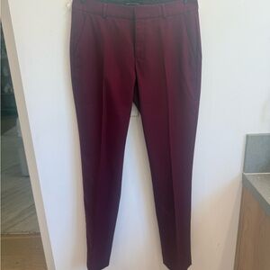 Women’s Burgundy Banana Republic Suit Pants